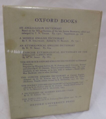 The Student's Dictionary of Anglo-Saxon | Oxfam Shop