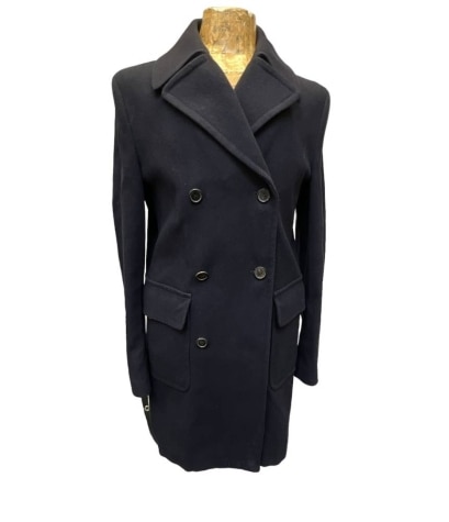 Marni Double-Breasted Men's Coat Navy Size: XL | Oxfam Shop
