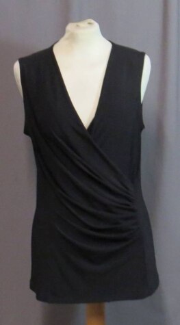 Dkny black sleeveless dress store