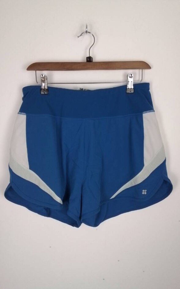Sweaty Betty Running Shorts Blue Size: L
