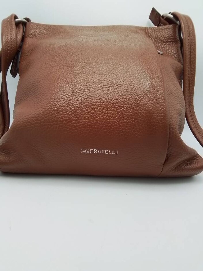 Gg Fratelli Shoulder Cross Body  Genuine Leather Hand Bag With Adjustable Straps