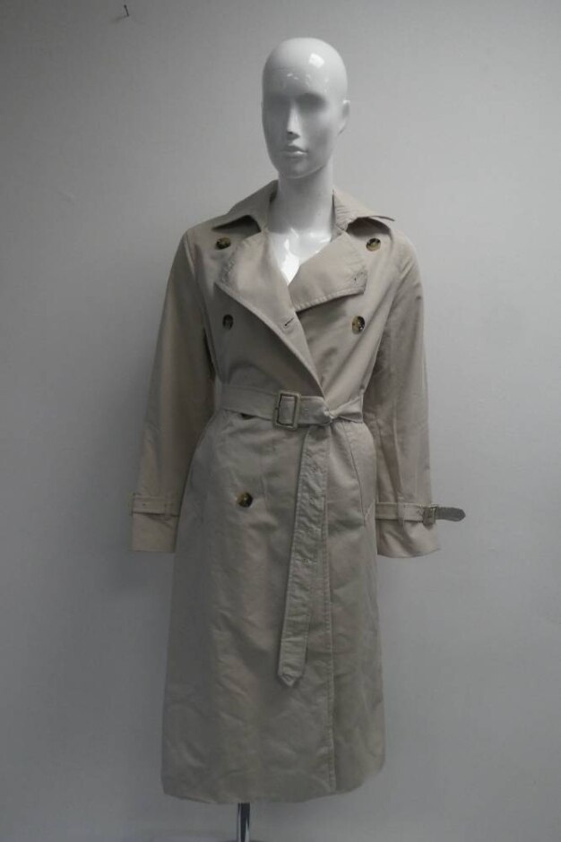 Mng Trenchcoat Beige Size: Xs