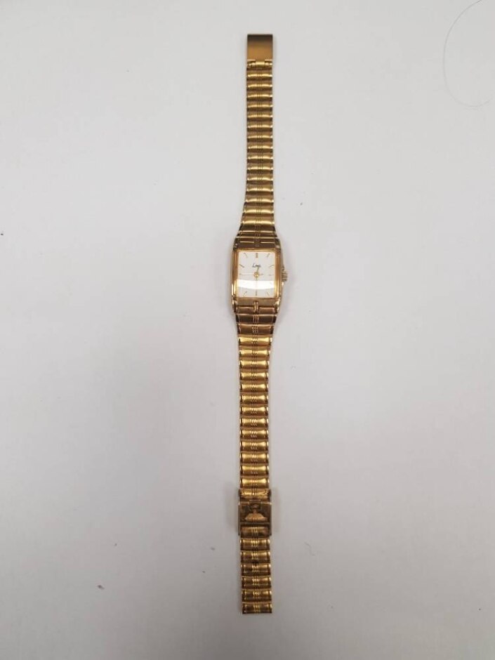 Women's Limit Watch Rectangle Shape Stainless Steel Back