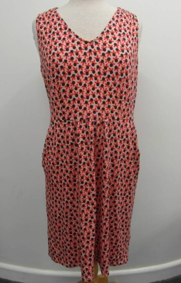 Boden Summer Casual Sleeveless Dress Pink Size: 14
