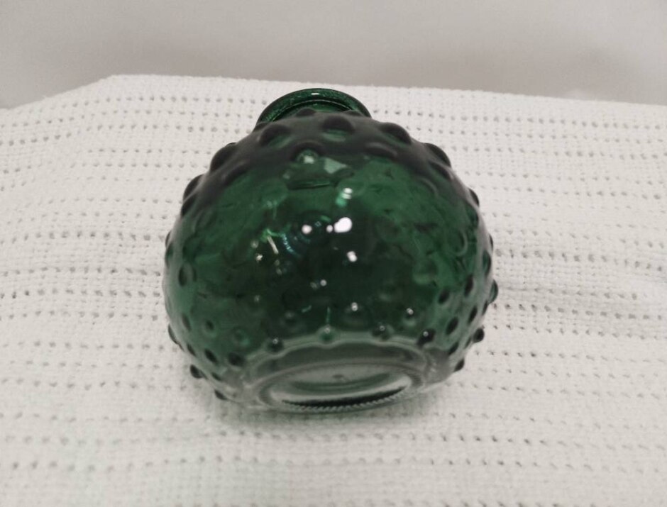 Porchen Green Glass Vase
