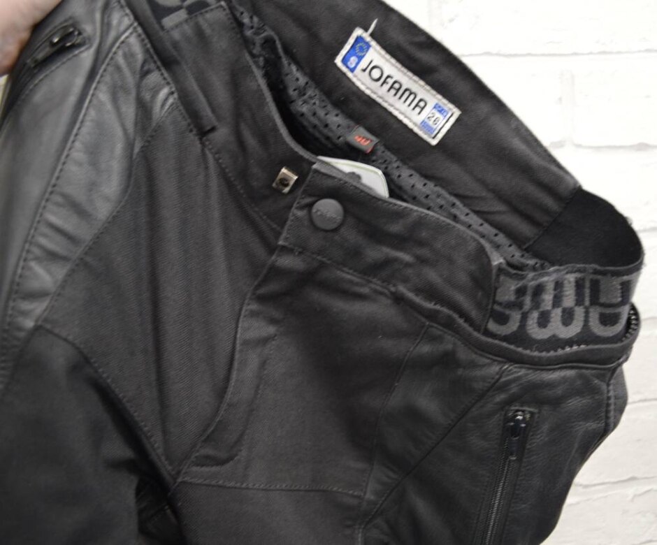 Jofama Leather Trousers  Black  Size: 26