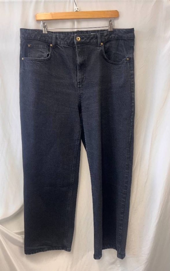 M&s Marks & Spencer Reguler Jeans  Black Size: 20