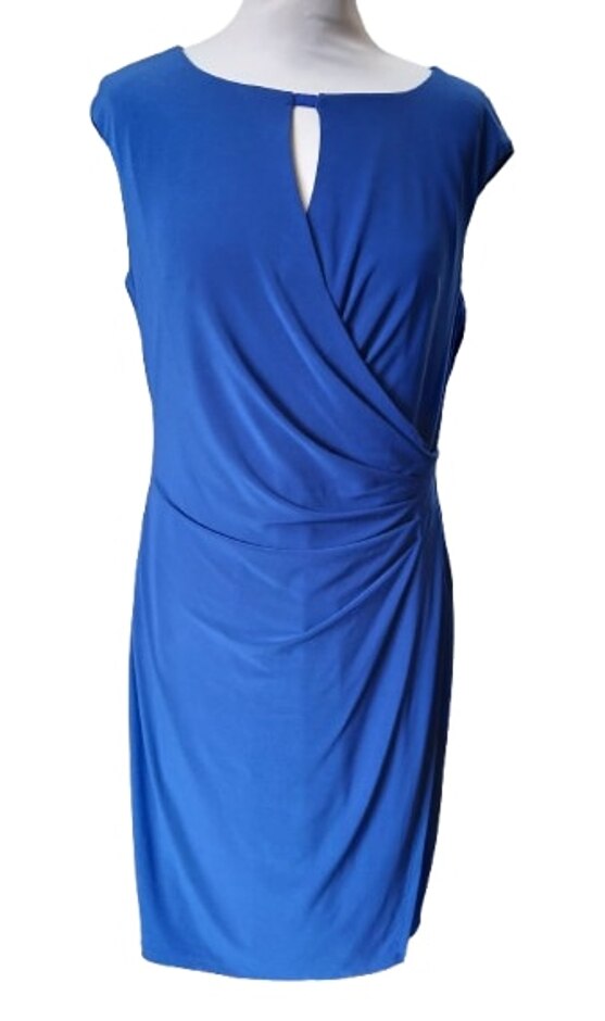 Ralph Lauren Stretchy Dress Royal Blue Size: 12