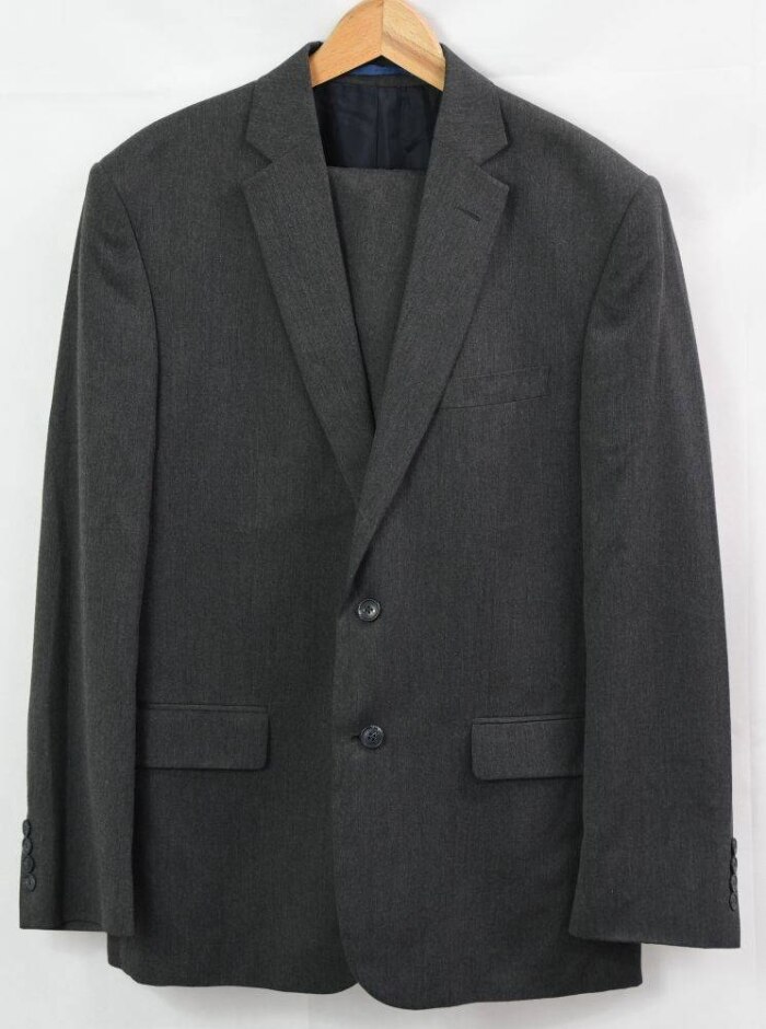 M&s Collection Grey Two Piece Suit Grey Size: M