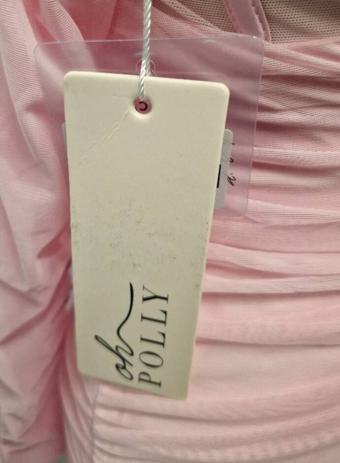 Oh Polly Pink Mini Party Dress Pink Size: 10