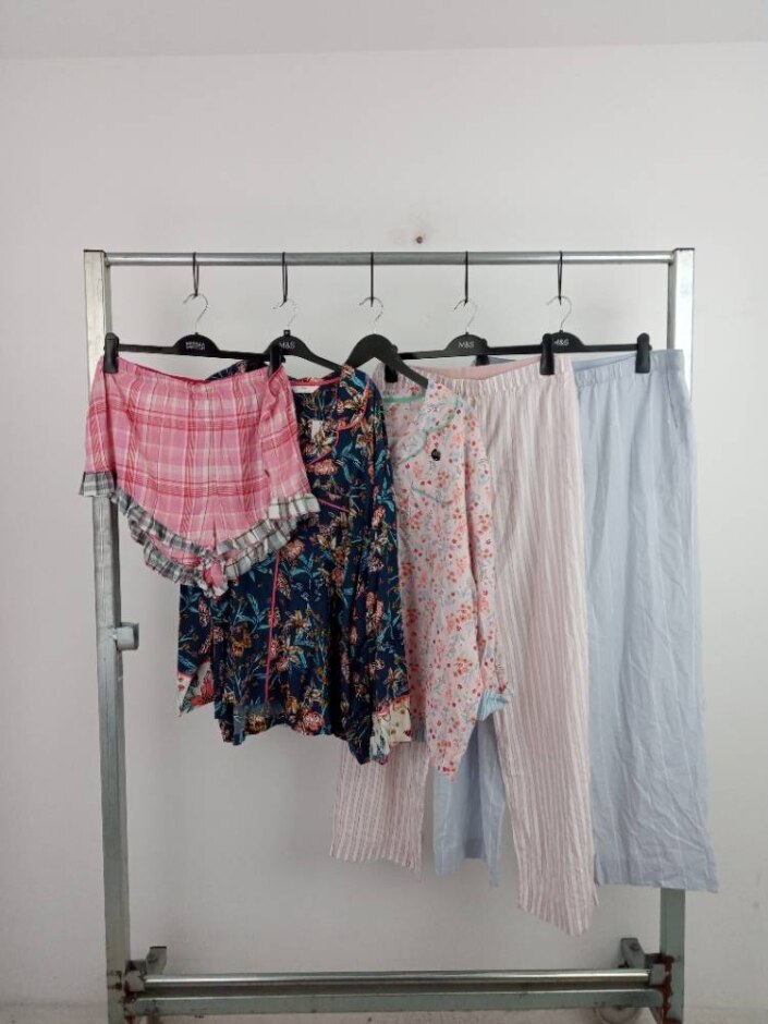 M&s 5pcs Pj Bundle Shorts Pants Multi New Size: 22