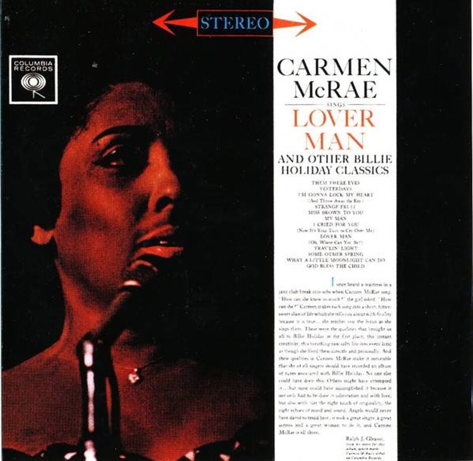 Carmen Mcrae ‎– Sings Lover Man And Other Billie Holiday Classics