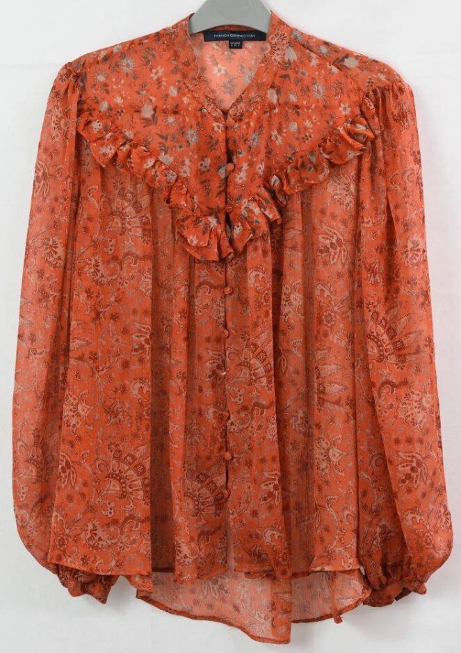 French Connection Blouse Orange Size: 8
