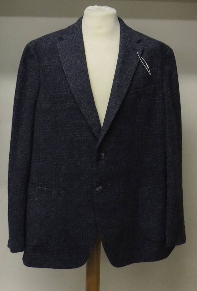 M&s Marks & Spencer Suit Jacket Dark Grey Size: Xxxl