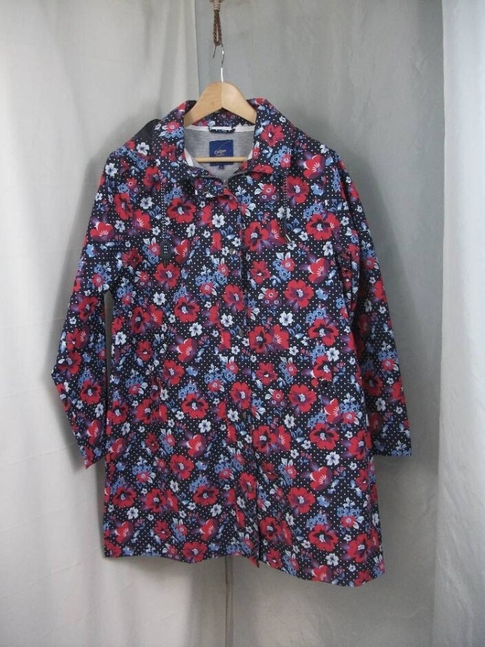 Nwot Cotton Traders All Weather Jacket Floral Size: 14