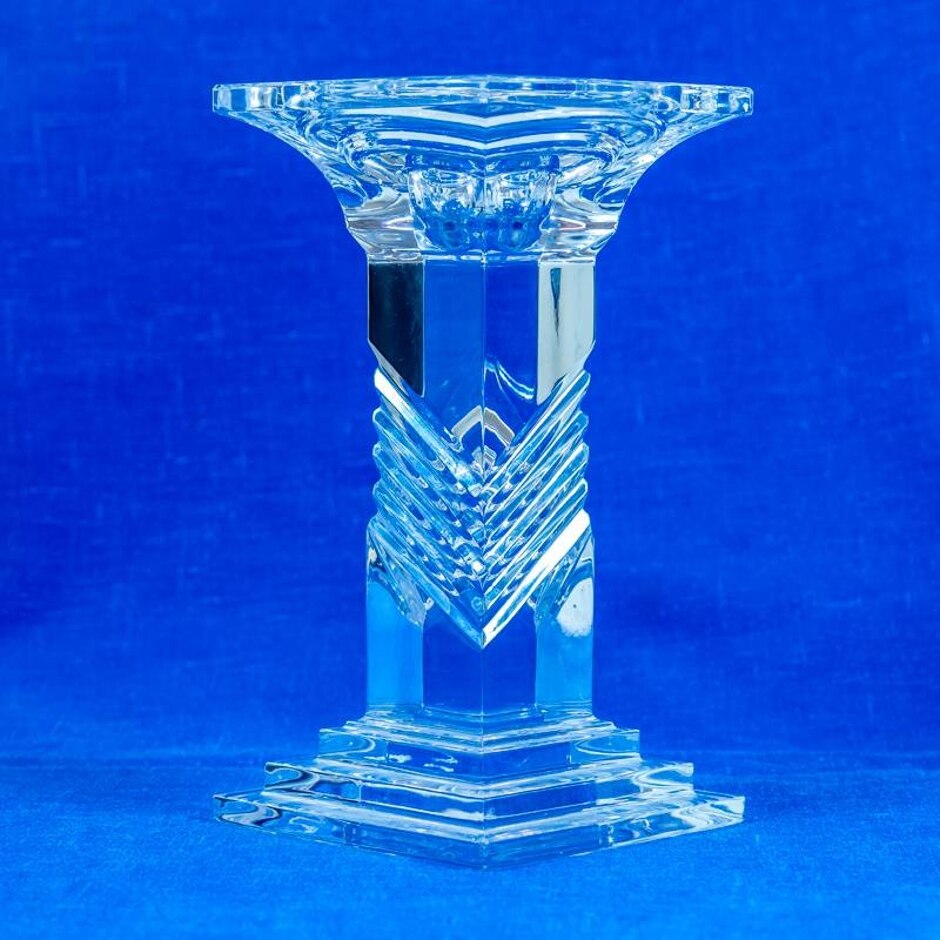 Galway Crystal Pillar Candle Holder
