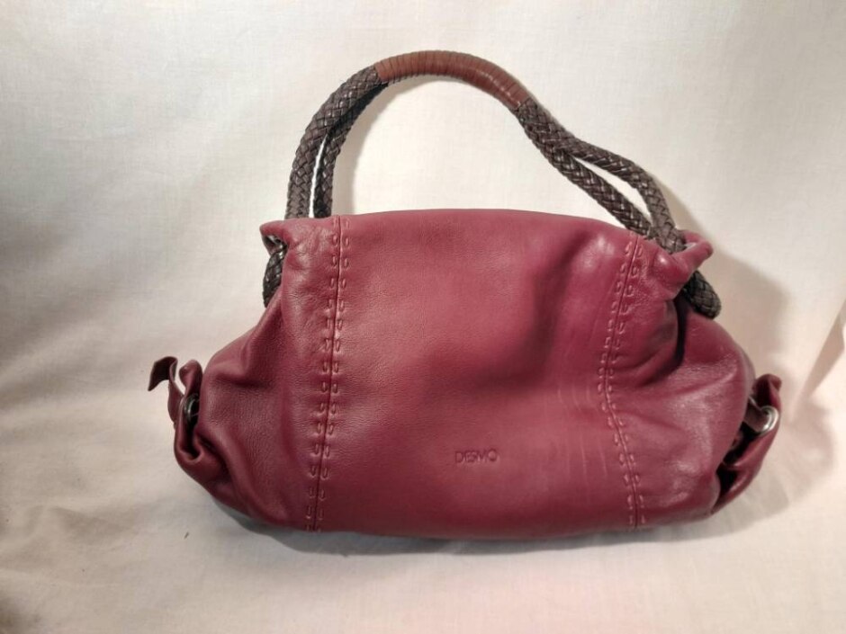 Desmo Handbag Red Leather