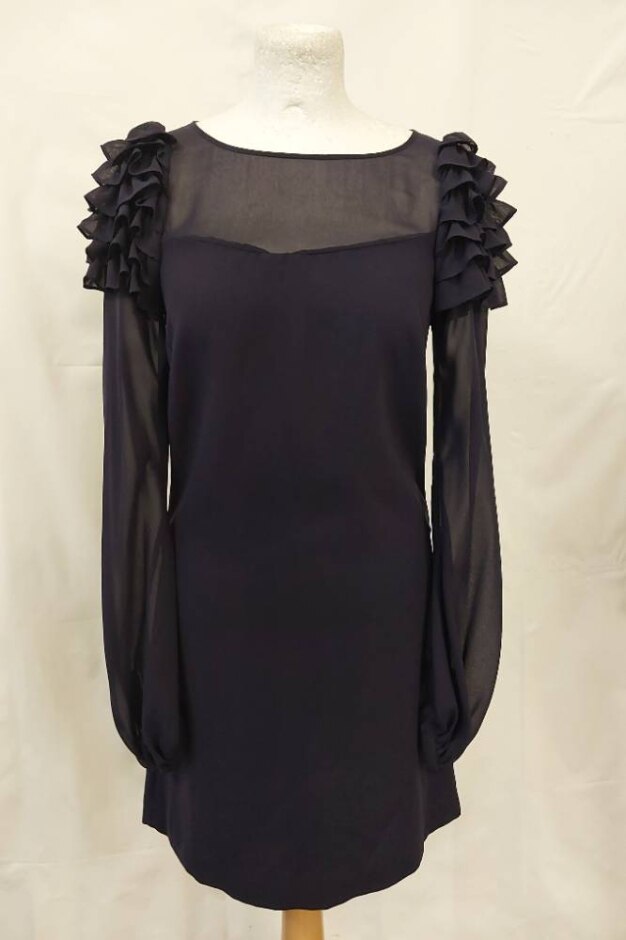 Warehouse Women's Shift Dress Violet Size: 6