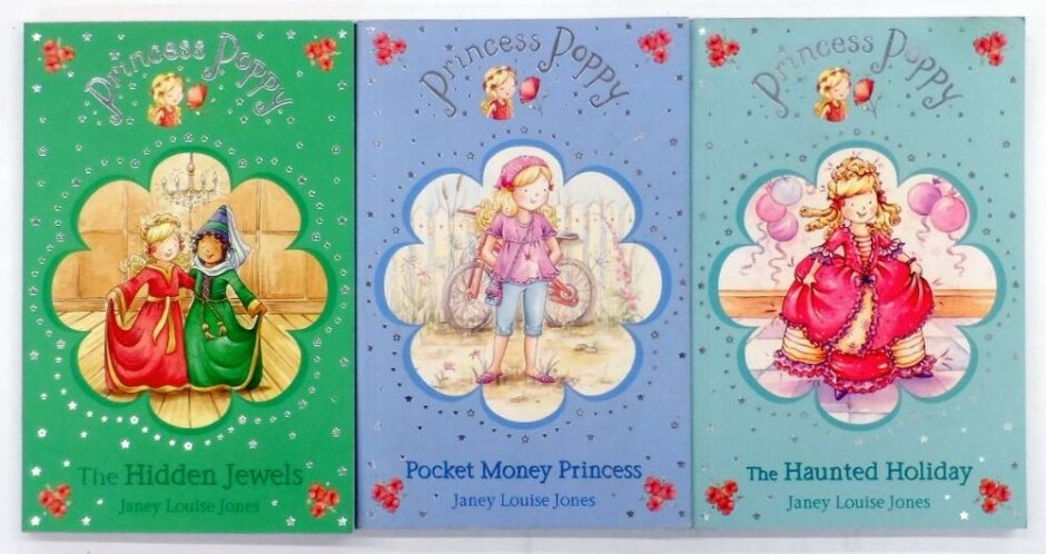 Princess Poppy - Collection Of 3 Books From The Series By Janey Louise Jones