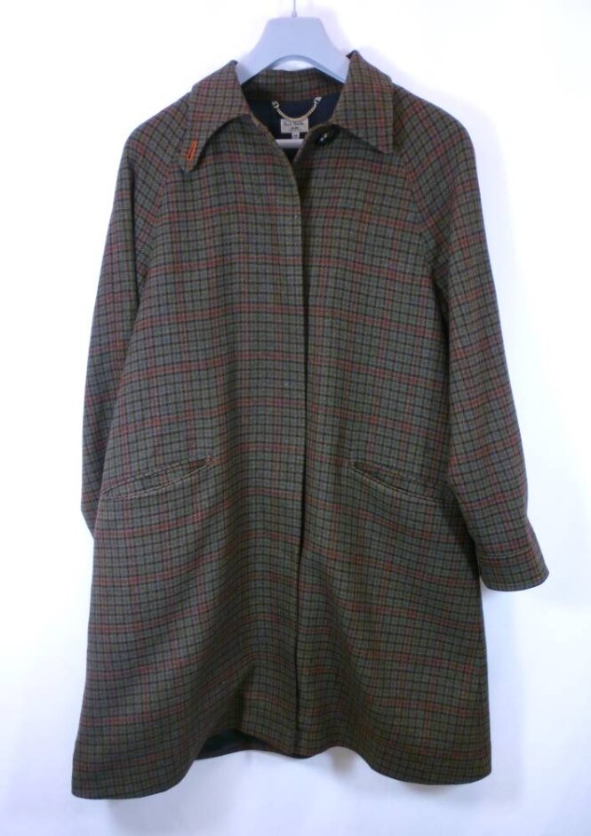 Paul Smith Long Patterned Coat  Multi-coloured  Size: 12