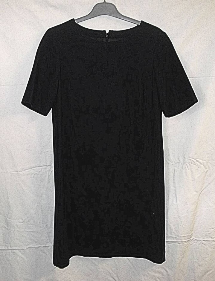 Hobbs Short Wool Dress Dark Navy Size: 10