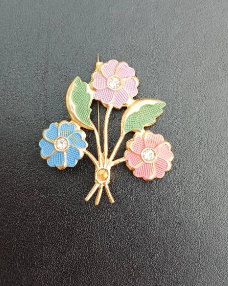 Brooch - Flower Posy