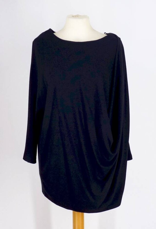 Cos Ladies' 3/4 Sleeves Blouse Navy Blue Size: S