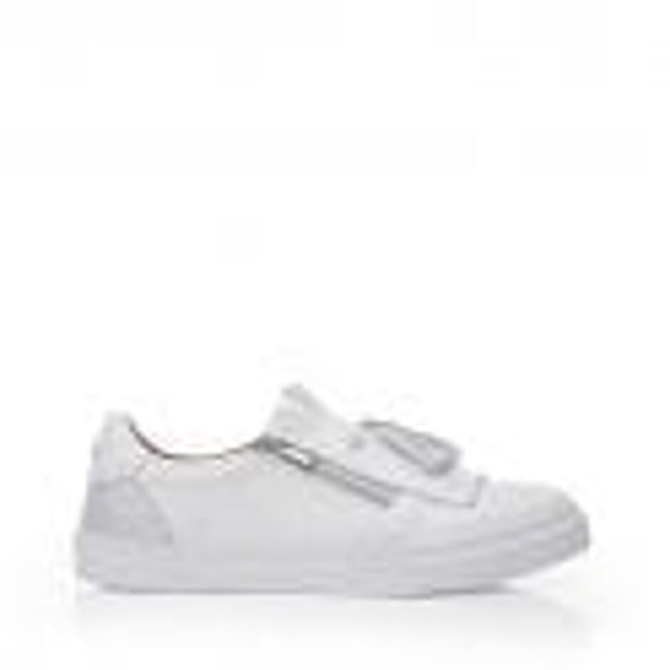 Home Sale Sale Trainers Aoife White Leather Moda In Pelle Aoife White Leather