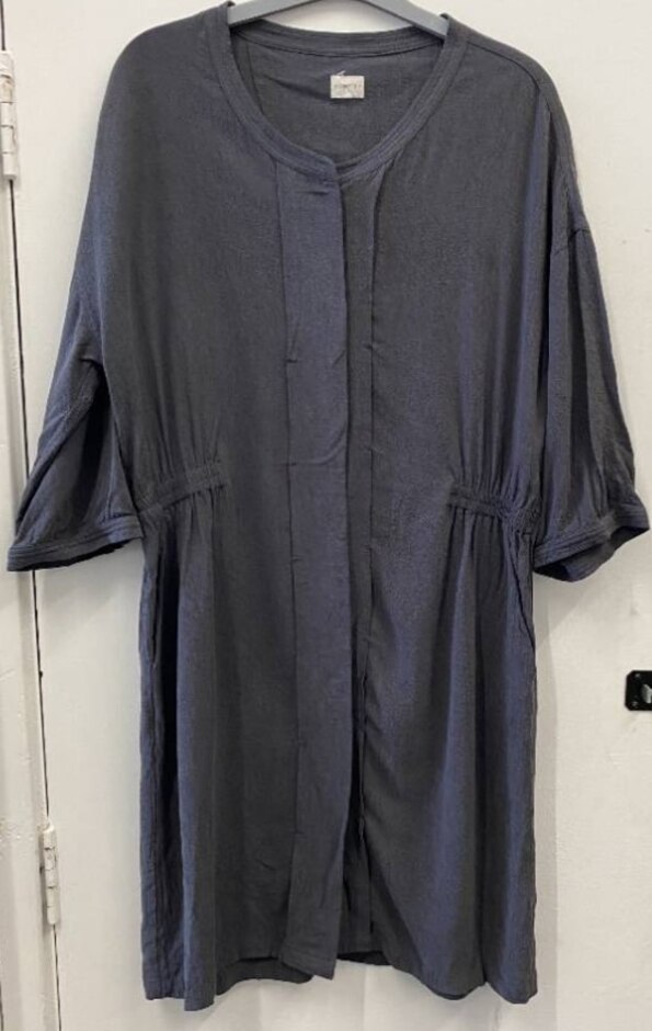 Poetry Tunic Dress Grey Size: 10