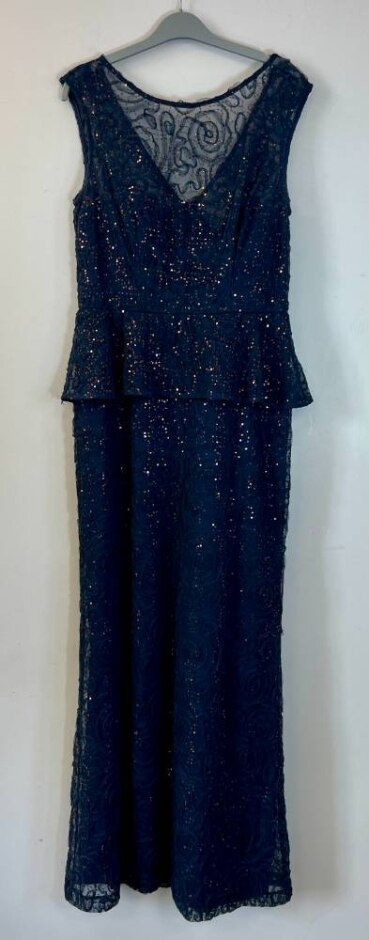 Cachet Tent Dress Blue Size: S