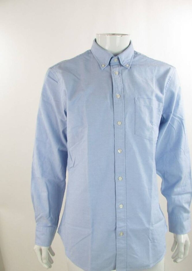 Bnwt Charles Tyrwhitt 44" Slim Fit Oxford Shirt Sky Blue Size: L