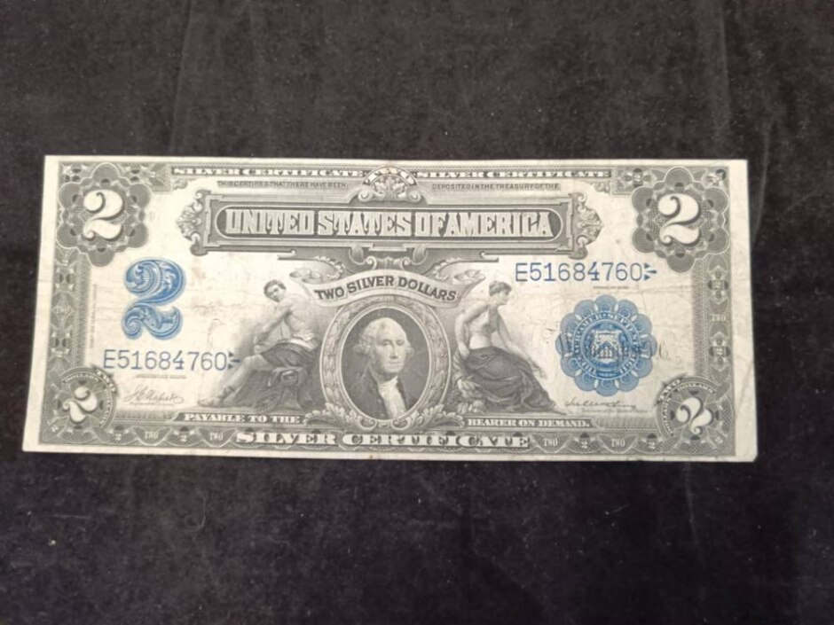 1899 United States Two Silver Dollar Certificate