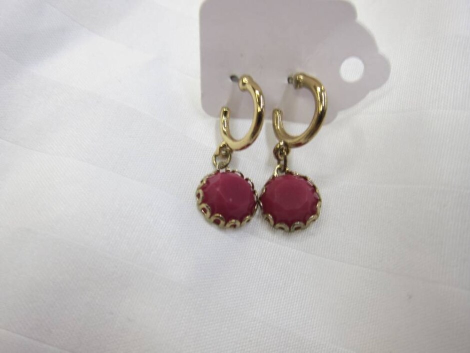 Pink Drop Earrings