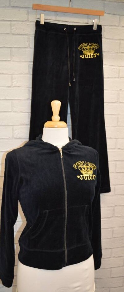 Juicy Couture Tracksuit  Black  Size: L