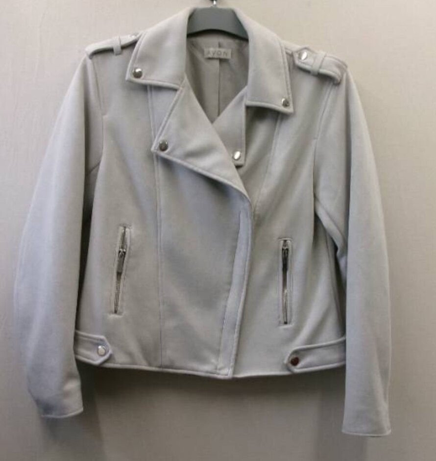 Avon Jacket Pale Grey Size: 10