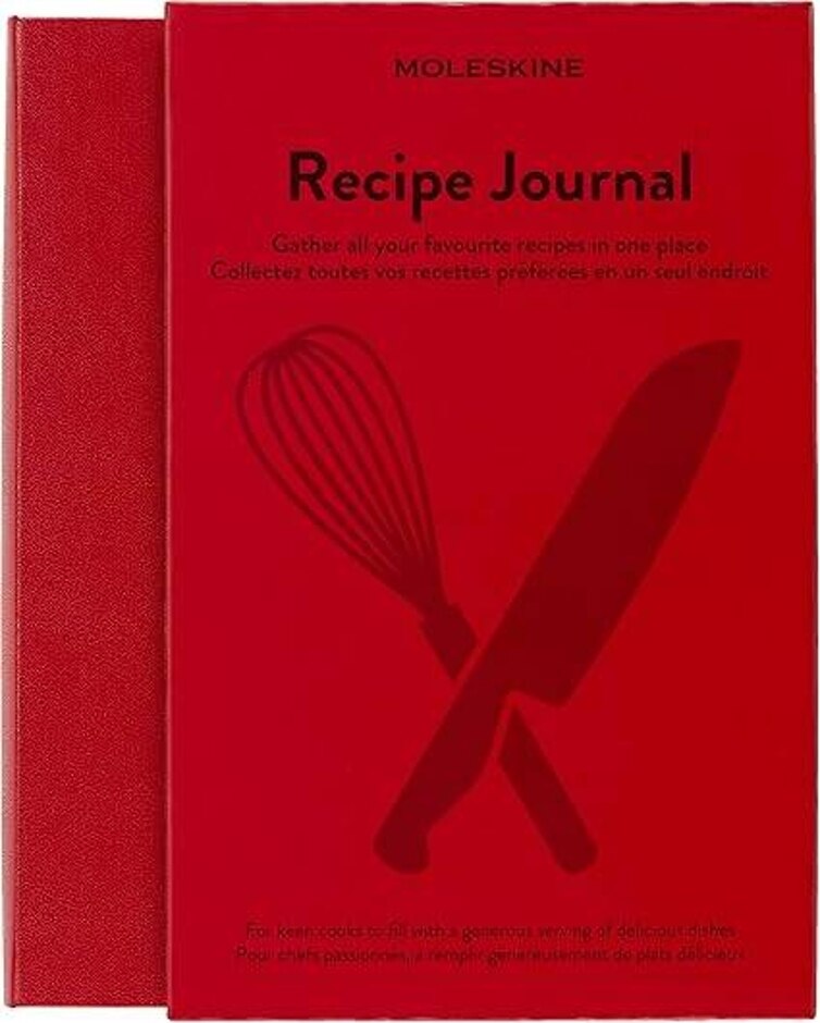 Moleskine - Recipe Journal, Theme Notebook