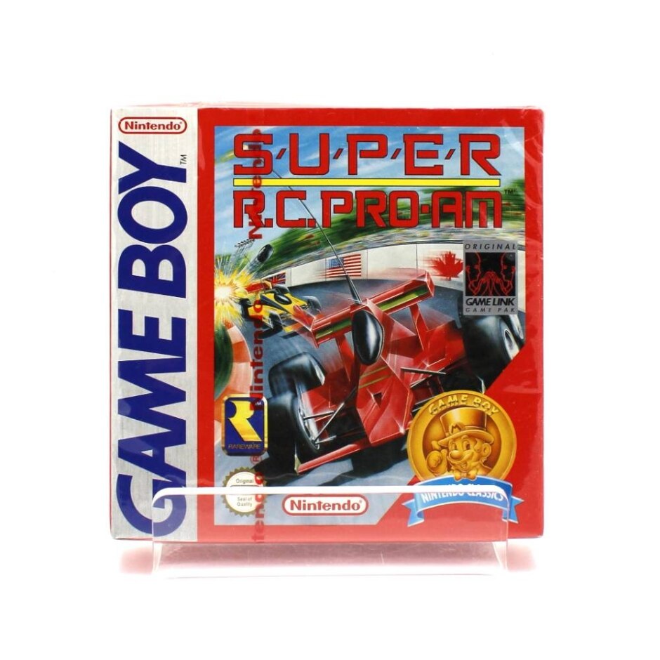 *very Rare* New Nintendo Classics Gameboy 'super R.c. Pro-am' Gbc 1991 - Pal Uk - Factory Sealed