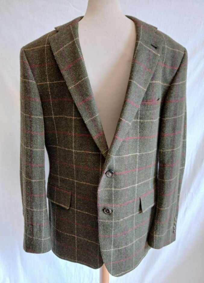 Bladen Tweed Jacket Green Size: 42" Chest