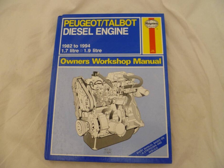 Peugeot/talbot (1.7 & 1.9) Diesel Engine Owner's Workshop Manual