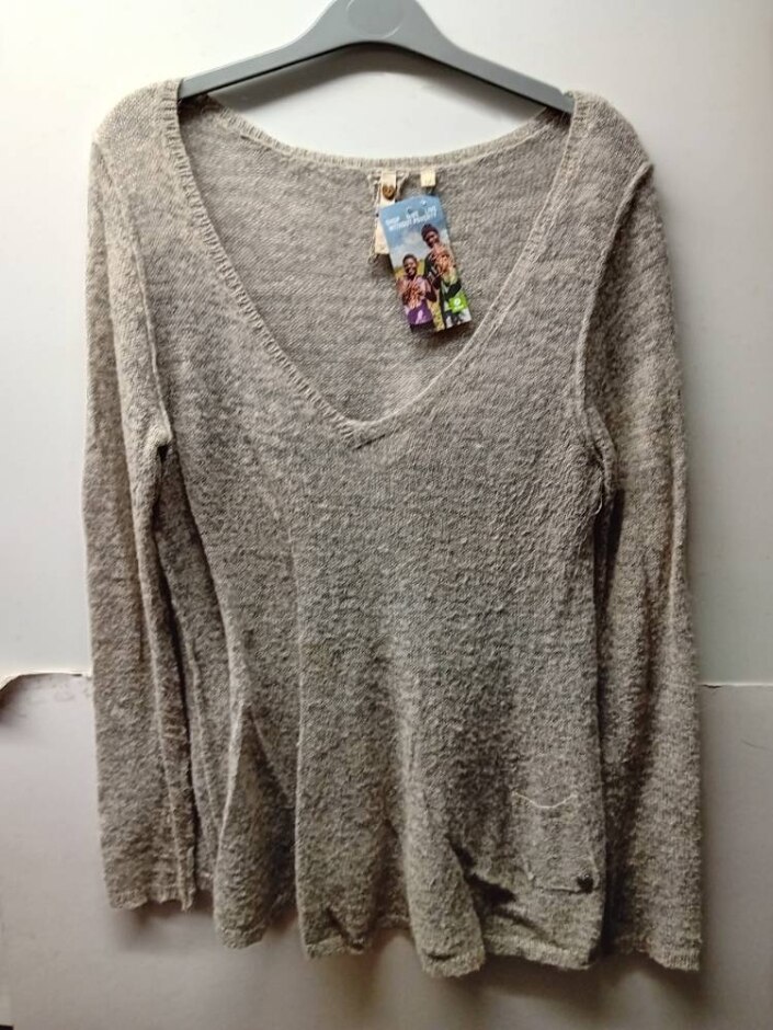White Stuff Jumper Grey Size: 12