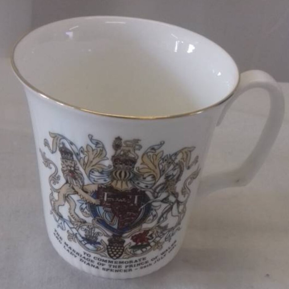 Royal Doulton Prince Of Wales And Lady Diana Commemorative Mug