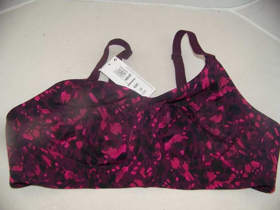 M&s Marks & Spencer Body Flexfit Minimiser Bra Blackcurrent Size: 40c