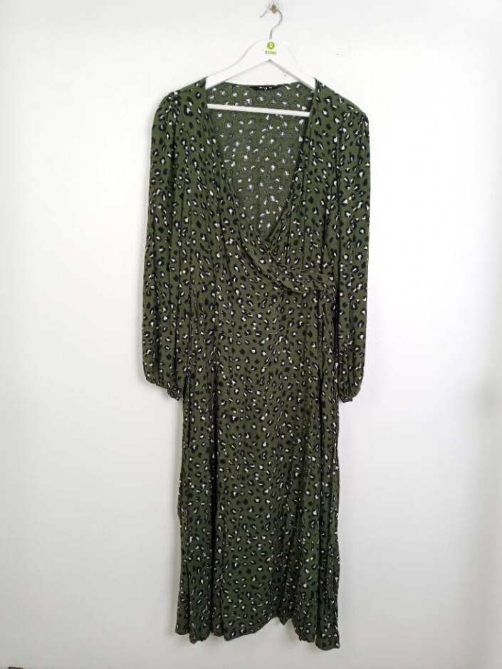 Myleene Klass Long Dress Green Patterned Size: 18