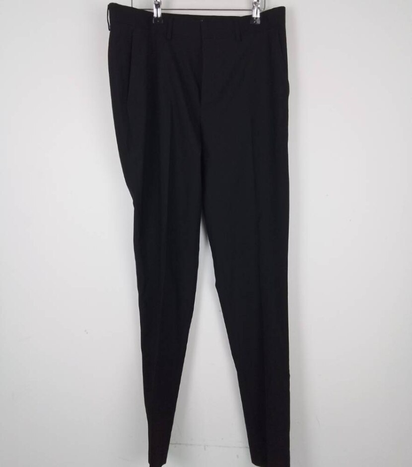 Asos Tailored Tapered Trouser In  Black Size: 16