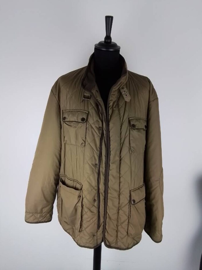 Brook Taverner Men's Khaki  Casual Jacket Beige Size: Xl