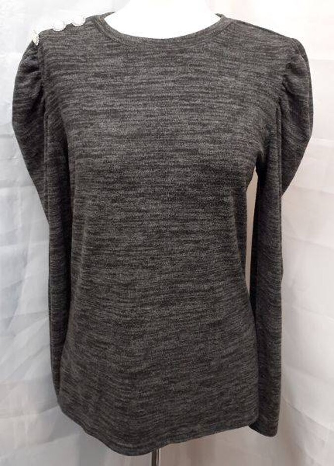 Dorothy Perkins Tall Grey Jumper Grey Size: 12