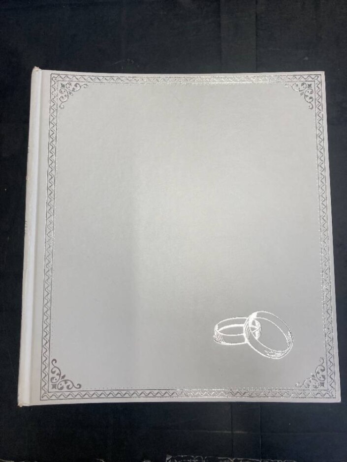 White Large Wedding Photo Album