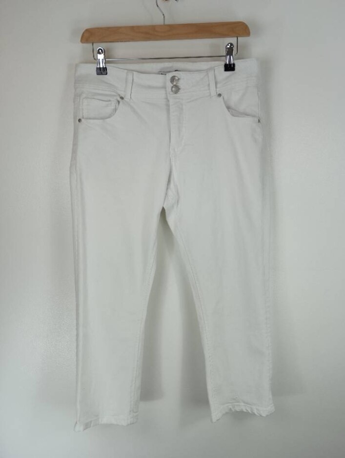 Just Jeans Straight-fit Jeans White Size: 12