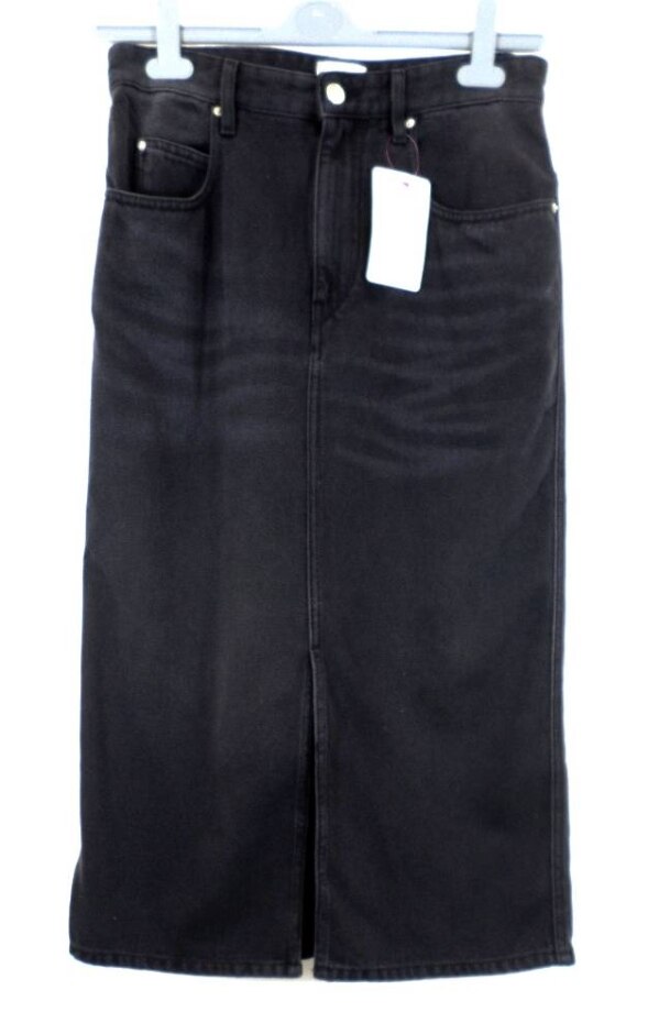New - Isabel Marant Denim Skirt Black Size: Xl