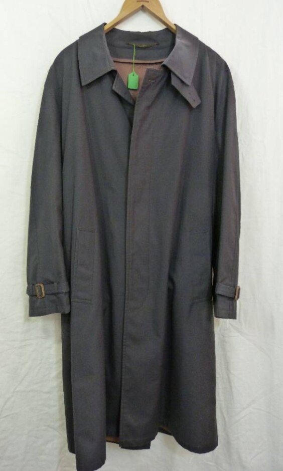 Jupiter Long Raincoat With Warm Lining Airforce Blue Size: Xxl